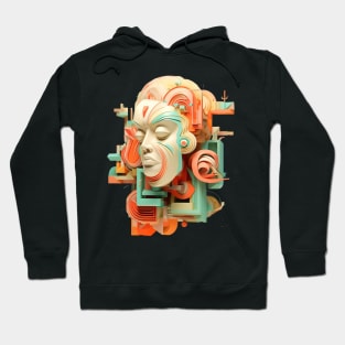 Abstract Geometric 3D Head Hoodie